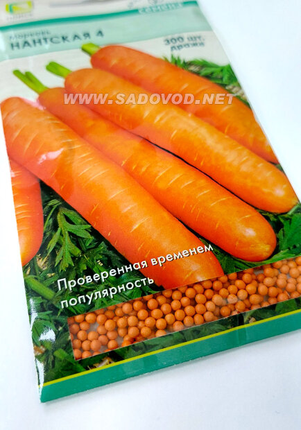 Морковь драже Нантская 4 семена 