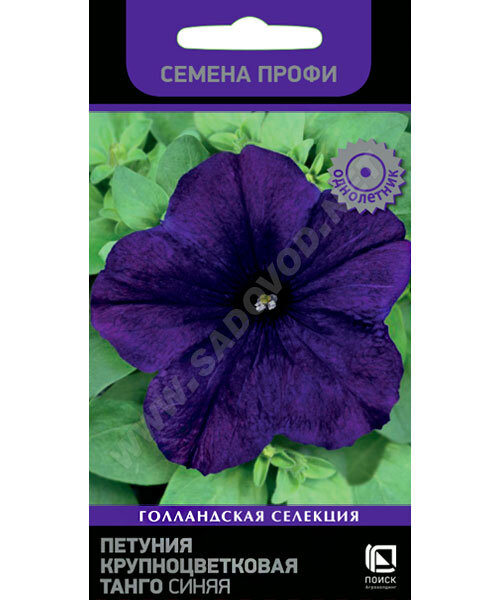 Петуния крупноцветковая Танго Синяя (ПРОФИ) семена