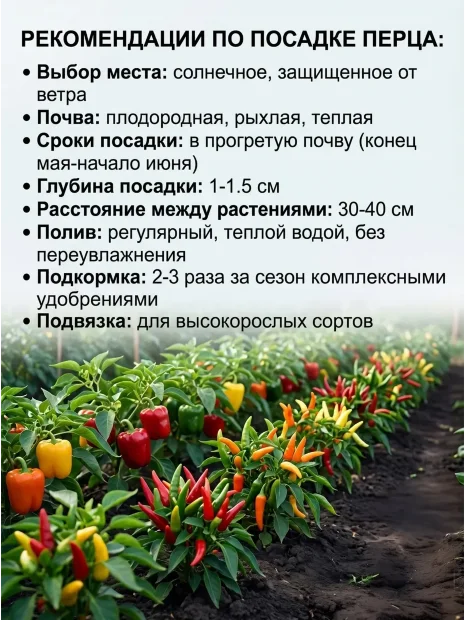 Перец сладкий Байкал F1 семена 