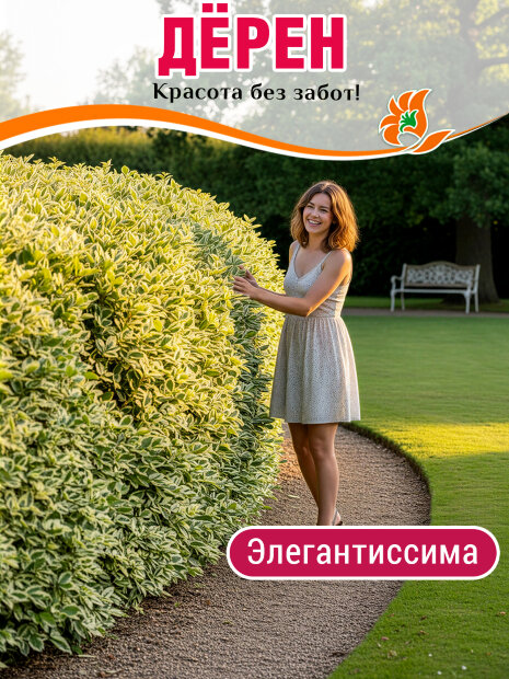 Дерен Элегантиссима (белый) саженцы 